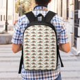 thumbnail image 5 of Salouo Colorful Armadillos Print Travel Laptop Backpack,17Inch Casual Bag with Side Pockets for Men & Women Stylish Daypack for Weekender/Business/Hiking-One Size, 5 of 6