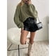 thumbnail image 5 of Suéteres de Cuello Alto de Gran Tamaño para Mujer, Jerseys de Punto Grueso de Larga, Ropa de Moda de Invierno, Otoño Verde L, 5 of 9