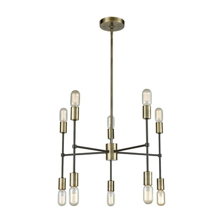 

Elk Home Up Down Century 24 Wide 10-Light Chandelier - Antique Brass