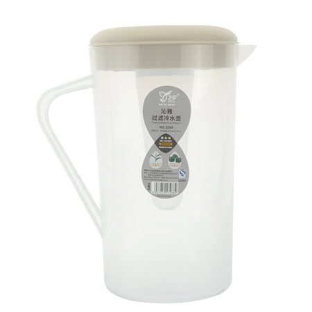 

NUOLUX 1 Pc 2.4 L Plastic Tea Kettle Water Bottle Beverage Kettle with Filter Net