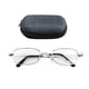 thumbnail image 5 of Soidarity Gafas de lectura plegables portátiles calientes Unisex mujeres hombres marco de Metal ovalado presbicia lupa gafas con estuche Type2 NO2 Soidarity  CBP028209, 5 of 6