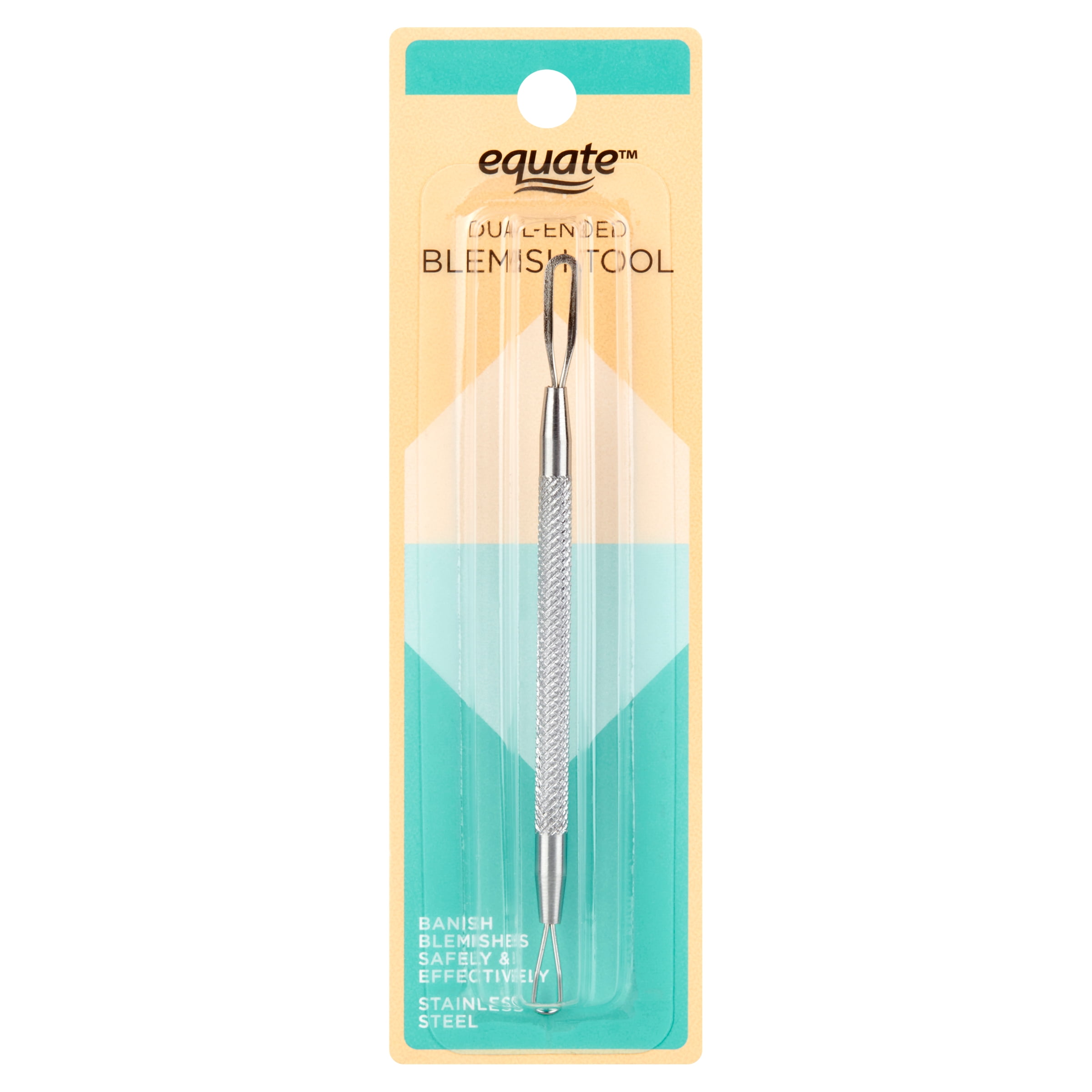 Equate Stainless Steel Dual-Ended Blemish & Pimple Extractor Tool