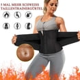 thumbnail image 3 of Faja de cintura de entrenamiento para mujer, Control de barriga, entrenamiento, faja para Sauna, faja para sudor, recortadora de cintura deportiva, banda delgada para el vientre, 3 of 5