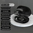 thumbnail image 6 of Open Ear Headphones Bluetooth Ear buds 80Hrs Playtime Wireless Earbuds with Earhooks IPX7 Waterproof Touch Control Air Conduction Sport Headsets Bluetooth 5.3 Earphones for Workout Running(Black), 6 of 7