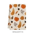 thumbnail image 3 of Oioii 23.5x17.7inches Fall Decor Kitchen Towels Dish Towels, Autumn Thanksgiving Pumpkin and Maple Leaf Decorative Hand Towels Holiday Decoration Absorbent Dish Cloths for Home Kitchen Dining, 3 of 6
