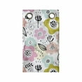 thumbnail image 1 of Floral Hanging Pocket Organizer, Leafy Design in Pastel Tones Polka Dots Flowers Brush Dashes Strokes Blossoming, Printed Polyester Storage Bag with Pockets, 9" x 16", Multicolor, 1 of 2
