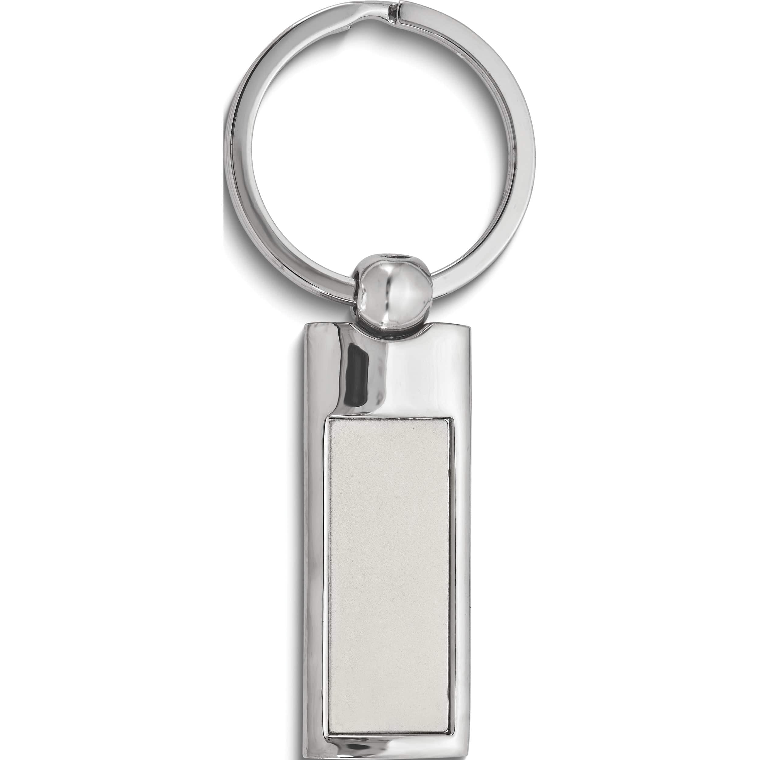 Fashion Silver-Tone Metal Key Ring (2 X 4.5) Made In China gm2806