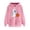 Pink, variant on Ninixx Womens Halloween Cute Ghost Pumpkin Printed Sweatshirt Long Sleeve Drawstring Loose Hooded Tops with Kangaroo Pocket