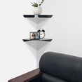 thumbnail image 3 of Corner Wall Shelf Set Simple Design Acrylic Made Living Room Bathroom Home Decor Wall Storage Shelves for Bathroom, 3 of 8