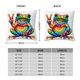 thumbnail image 4 of Funda de almohada súper suave con diseño de rana de la paz y cremallera para dormitorio, sofá, sillón, fundas de almohada mullidas y acogedoras para todas las estaciones, almohada cuadrada, 4 of 8