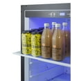 thumbnail image 6 of 24" Wide Built-In Outdoor All-Refrigerator, Stainless Steel/Black, RHD, 6 of 7