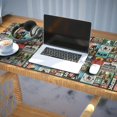 thumbnail image 3 of Long Mouse Pads for Desk,Multicolor Bigfoot and Text Pattern Desk Mats on Top Of Desks, Desk Mouse Pad Extra Large with 3mm Non-Slip Base and Stitched Edge for Gaming,Office,Work,Home 35.4"x15.7", 3 of 6