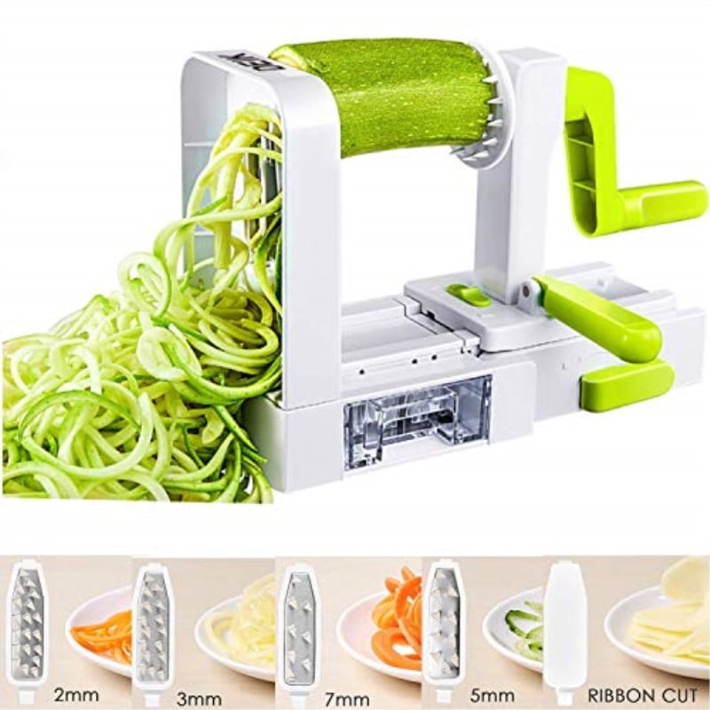 Spiralizer Vegetable Slicer, Deik Spiral Slicer 5 Blade, 2018 New Model