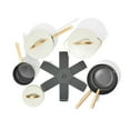 thumbnail image 4 of Beautiful 12pc Ceramic Non-Stick Cookware Set, White Icing by Drew Barrymore, 4 of 7