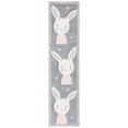 thumbnail image 2 of SAFAVIEH Carousel Kids Clark Shy Bunny Runner Rug, Gray/Ivory, 2' x 8', 2 of 11