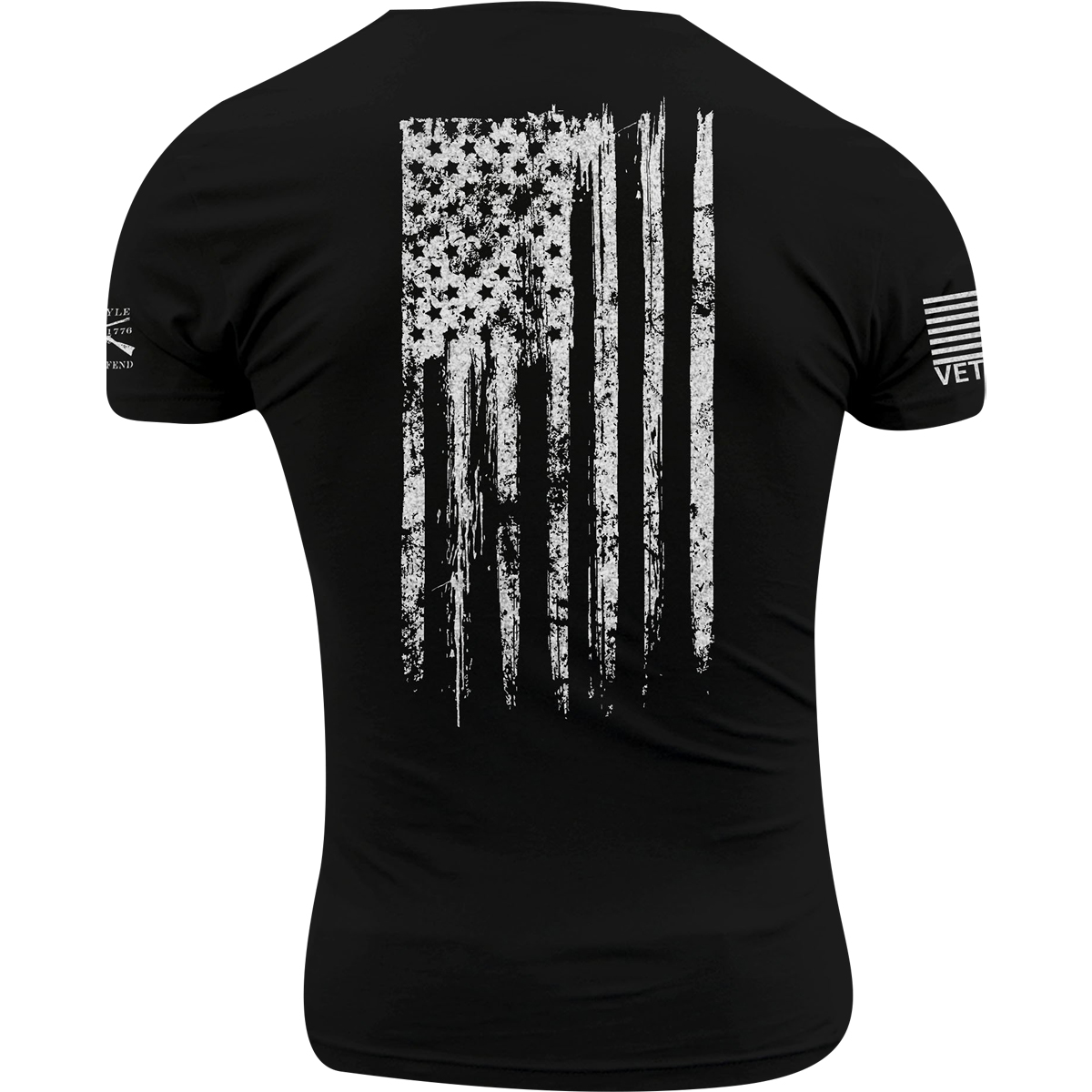 Grunt Style Veteran Flag T-Shirt - Medium - Black - Walmart.com