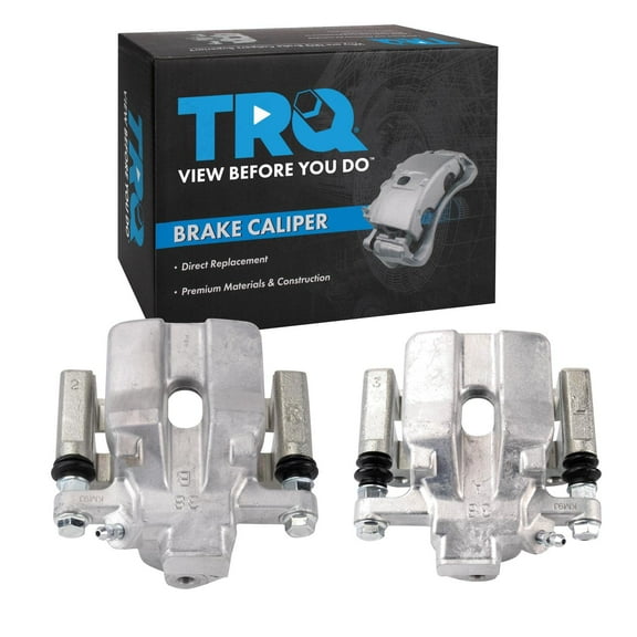 TRQ Rear Brake Caliper Set Compatible with 2013-2015 Toyota Avalon 2012-2017 Camry