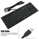 thumbnail image 3 of Puerto HUB con panel táctil incorporado y cable USB Teclado ultrafino con 86 teclas silenciadas para escritorio de computadora portátil, 3 of 12