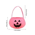 thumbnail image 3 of Extra Large Halloween Woven Basket Long Handle Tote, Storage Bag for Halloween Candy, Gifts, and Toy Organization, 3 of 7