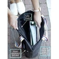 thumbnail image 3 of Nursing is a Work of Heart - Cute Inspirational Zippered Tote Bag for Nurses, RN, Medical Professional, Women, Black, 3 of 5