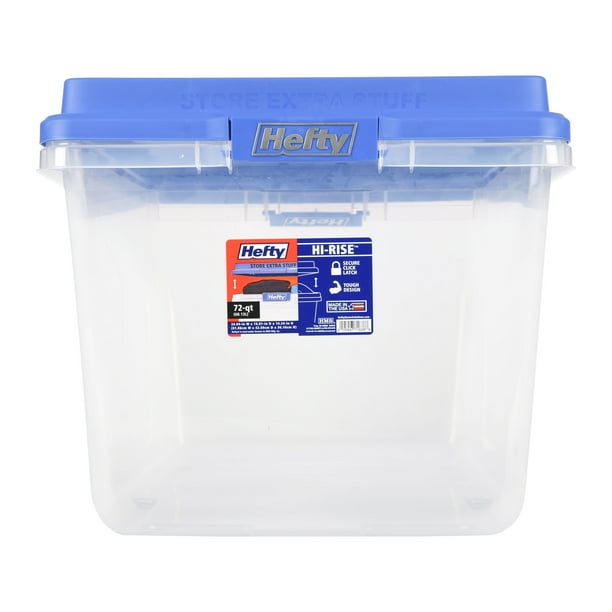 Hefty HIRISE 72 qt. Storage Bin
