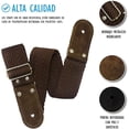 thumbnail image 3 of Correa para guitarra, Strap guitarra acústica, bajo eléctrico, guitarra eléctrica Kidam Espinozeta café, 3 of 3