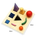 thumbnail image 3 of Ayudas Montessori para la enseñanza de idiomas para bebés DANNI PMYF002 Wood, 3 of 7