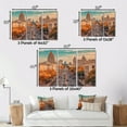 thumbnail image 4 of Designart "Austin s Energetic Cityscape I" Cityscapes Metal Art Print Set, 4 of 5