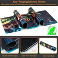 thumbnail image 2 of Fluid Pattern Gaming Mouse Pad - 35.4x15.7 Inch Large Extended Computer Mouse Mat, Full Desk Pad for Gaming, Office, Home, Durable Non-Slip Rubber Base, 2 of 6