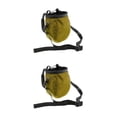 thumbnail image 4 of Yuarrent Bolsa de tiza cilíndrica para escalada en roca con cinturón con cordón verde 2piezas, 4 of 6