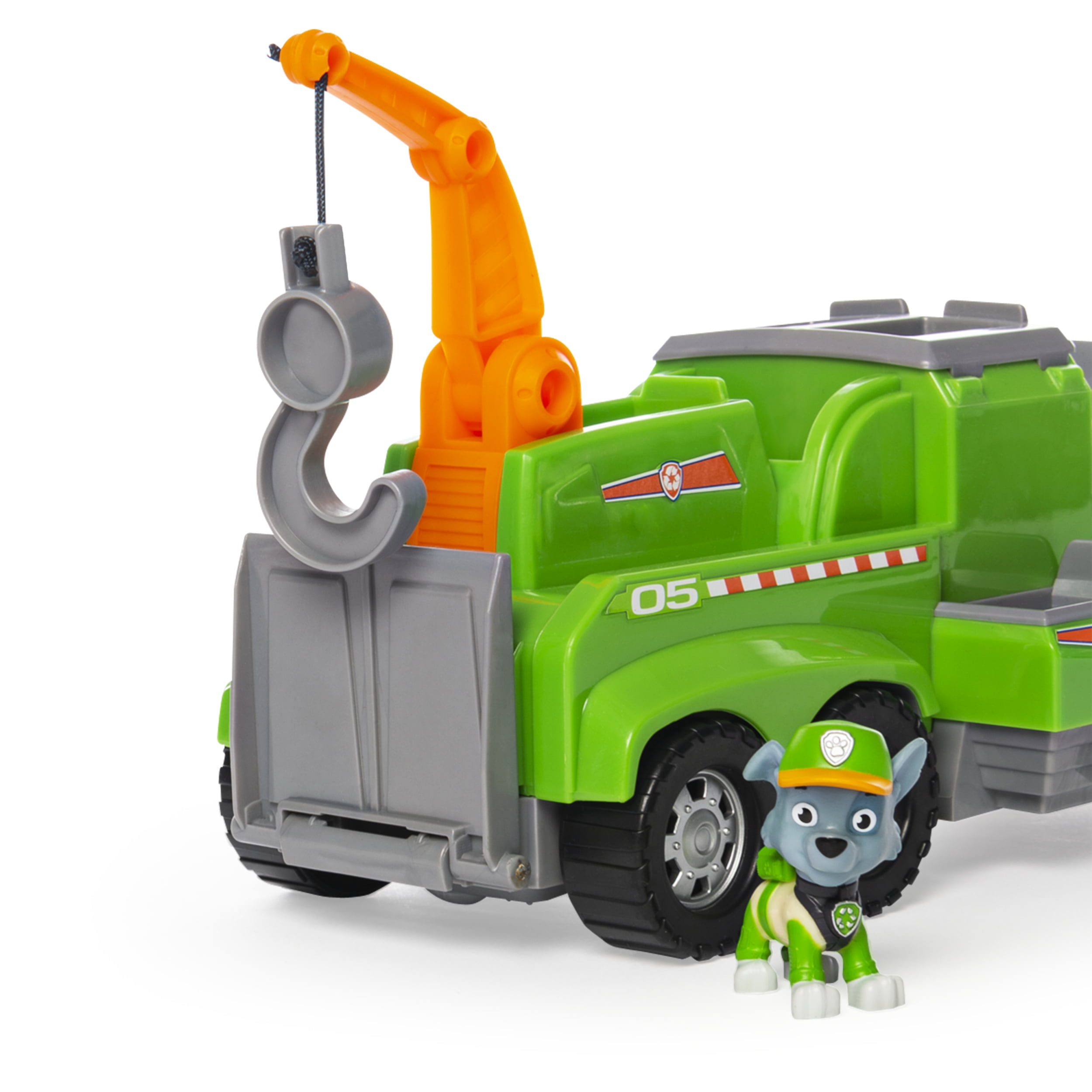 PAW Patrol, Rocky's Total Team Rescue Recycling Truck with 6 Pups 