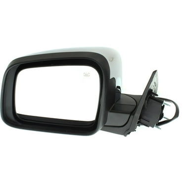 Mirror Compatible With 2014-2018 Dodge Durango Left Driver Side Heated Chrome Kool-Vue