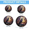 thumbnail image 5 of Personalized Crow Suncatcher Stained Glass, Crow Stained Glass Window Hanging Crow Sun Catchers Indoor Window Décor dmQoIJ, 5 of 5