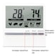 thumbnail image 4 of Termómetro de alimentos Sonda de acero inoxidable LCD Pantalla digital Lectura instantánea con soporte de soporte Calibrador de temperatura para carne de barbacoa Horneado Blanco Inevent HA010795-02, 4 of 7