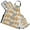 Cartoon Lion and Elephants, variant on 5 Pcs Kitchen Set Heat Resistant Oven Mitts and Non-Slip Pot Holders with Adjustable Cooking Apron Cute Beaver and Mushroom