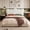Starry Beige, variant on Pinmoco Chenille Upholstered Headboard for Full Bed, Height Adjustable Crown-Shaped Headboard, Starry Beige