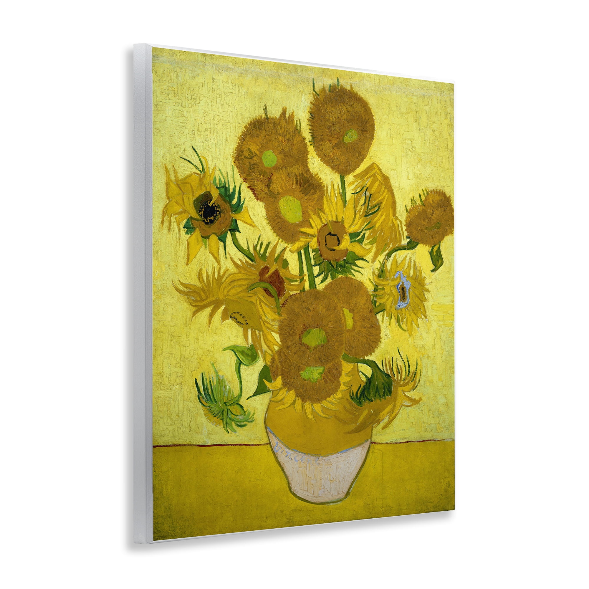 Stupell Industries Van Gogh Yellow Sunflowers Plants & Flowers Painting Unframed Art Print Wall Art, 11 x 14