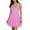 Pink, variant on Women's Spaghetti Straps Sequin Homecoming Dresses for A-Line Short Prom Party Dress Dark Purple S