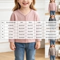 thumbnail image 3 of Gubotare Cardigan for Toddler Girl Girls Cardigan Sweaters Ruffle Sweater V Neck Button Front Outerwear 1T 2T (Coffee,1-2 Years), 3 of 6