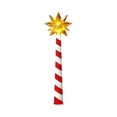 thumbnail image 3 of Fan-Favorite Christmas Wand Tree Light Controller - Red & White Striped Glowing Star Wand, Easy-Operate Remote with 3 Modes for Christmas Tree Lights & Holiday Festive Decor, 9.84in, 3 of 8