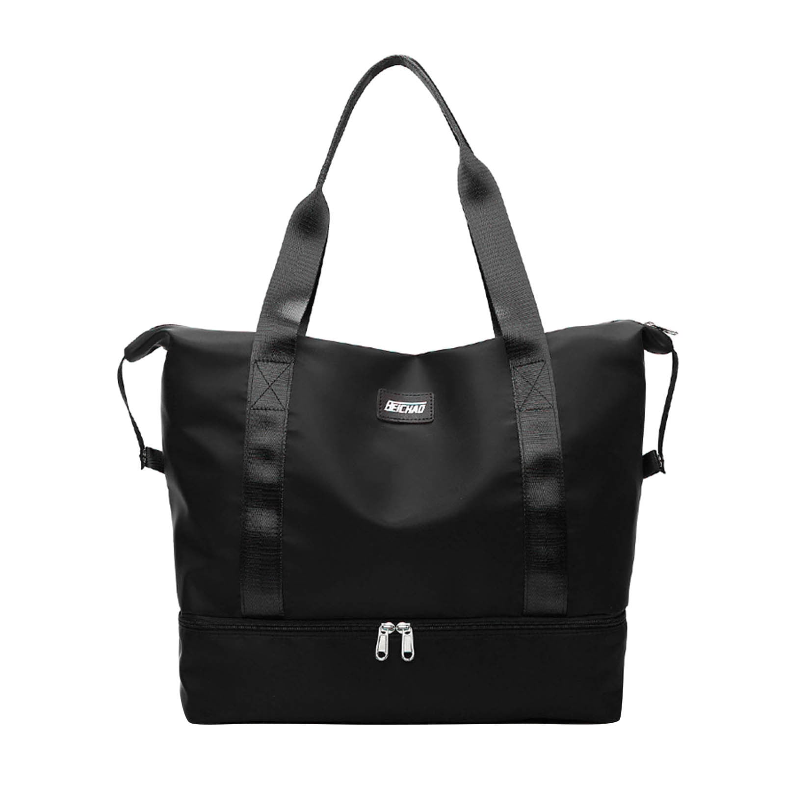 Cadorn Nylon Travel Tote Bag Women's Lightweight Gym Handbag with Large Capacity, Maternity Organizer Fits on Luggage for Travel, Gym, and Daily Use