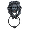 thumbnail image 1 of Pacific Giftware The Head of Medusa - Aldaba para puerta con aldaba de hierro, figura coleccionable en acabado de piedra, 9.0 in de alto, 1 of 2