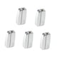 thumbnail image 5 of 5 Ganchos De Pared Individuales, Adornos De Pared, Resistentes, Decorativos, Plegables, Plateados. Plata, 5 of 10