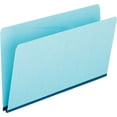 thumbnail image 2 of Pressboard Expanding File Folders, Straight Tab, Legal Size, Blue, 25/Box, 2 of 2