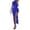 A-BU1269, variant on XIAOCHA Womens Solid Dress Fitted Stand Collar Sleeveless Ruched Waist Side Slit Maxi Dress Stretchy Sexy Club Dresses