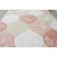 thumbnail image 5 of 4D Shaggy Rug Hand Carved Plush Thick Modern Contemporary Abstract For Living Room Bedroom 6488 (2'6"x7'9" Runner,Pink), 5 of 8