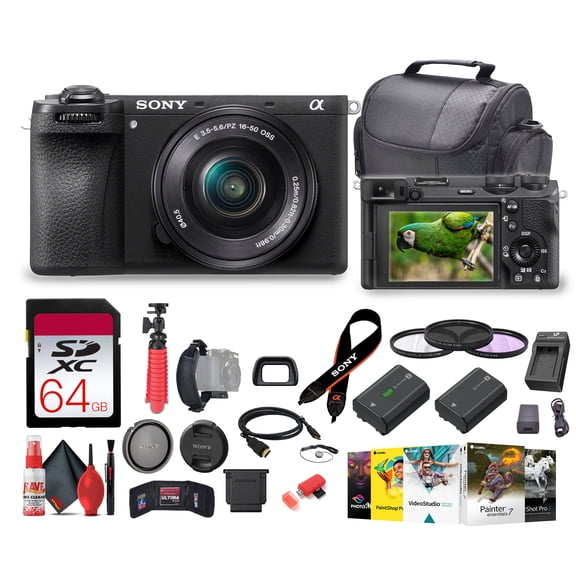 Sony a6700 Mirrorless Vlogger Camera with 16-50mm Lens   64GB Card   More - Bundle(International Model)