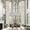 Beige, variant on DriftAway Modern Beige Solid Print Back Tab Sheer Pinch Pleat Curtains, 52 x 132 in (2 Panels)