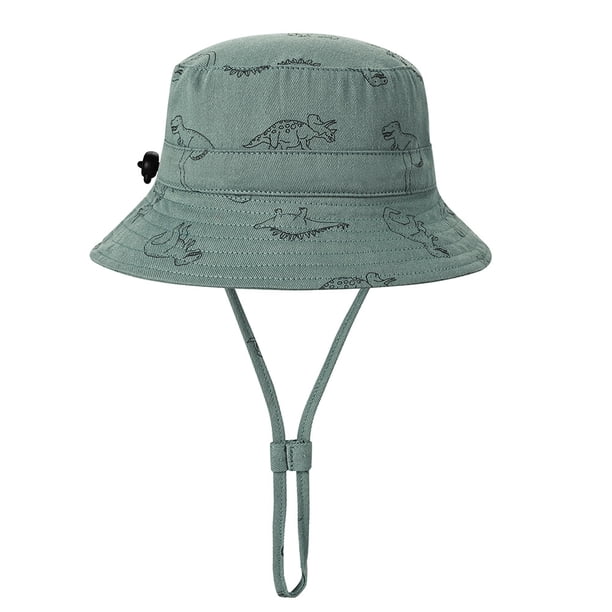 Sombrero de sol Bob, sombrero de pesca para bebé con ala ancha, sombrero de sol para niñas, sombrero de algodón ajustable, sombrero de verano con protección UV para niños