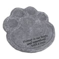 thumbnail image 3 of Piedra conmemorativa de la pata del animal doméstico, piedra conmemorativa del jardín del animal doméstico de la resina resistente a la intemperie para el jardín al aire libre, 3 of 5
